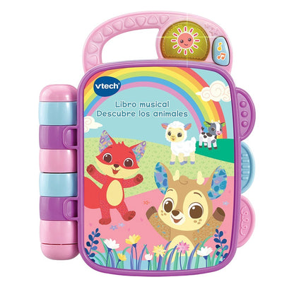 Libro Musical - Descubre los Animales - VTech Rosa