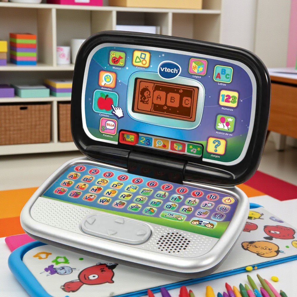 VTech Play Smart Preschool Laptop – Juguete Educativo Interactivo - Vtech - Titan.com.pa - 3417761963227