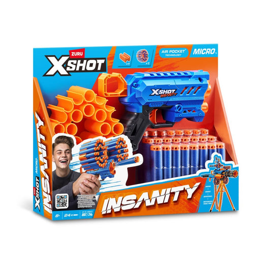 X-Shot Insanity Series 1 Micro 24 Dardos - X-SHOT INSANITY - 11144772