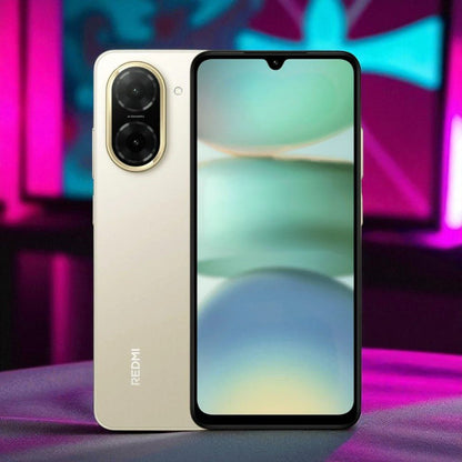 Xiaomi Redmi A5 64GB en Titan Panamá con pantalla 6,88 pulg, cámara 32MP, batería 5200mAh y carga rápida 18W.