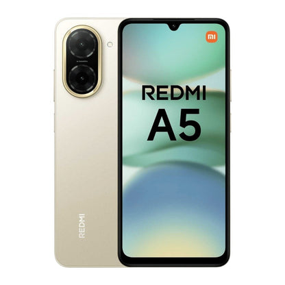 Xiaomi Redmi A5 64GB en Titan Panamá con pantalla 6,88 pulg, cámara 32MP, batería 5200mAh y carga rápida 18W.