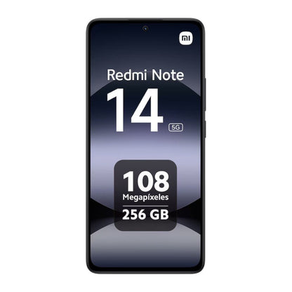El Xiaomi Redmi Note 14 5G en Titan Panamá. Con cámara 108MP, pantalla AMOLED 120Hz, batería 5110 mAh, carga rápida 45W y procesador Dimensity.