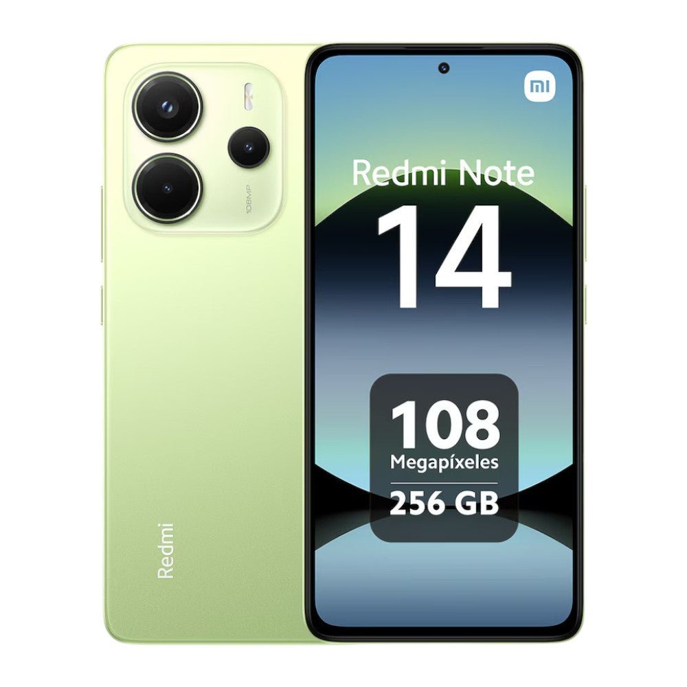 Xiaomi Redmi Note 14 4G en Titan Panamá de pantalla AMOLED 120Hz, cámara 108MP, batería 5500 mAh y diseño IP54.