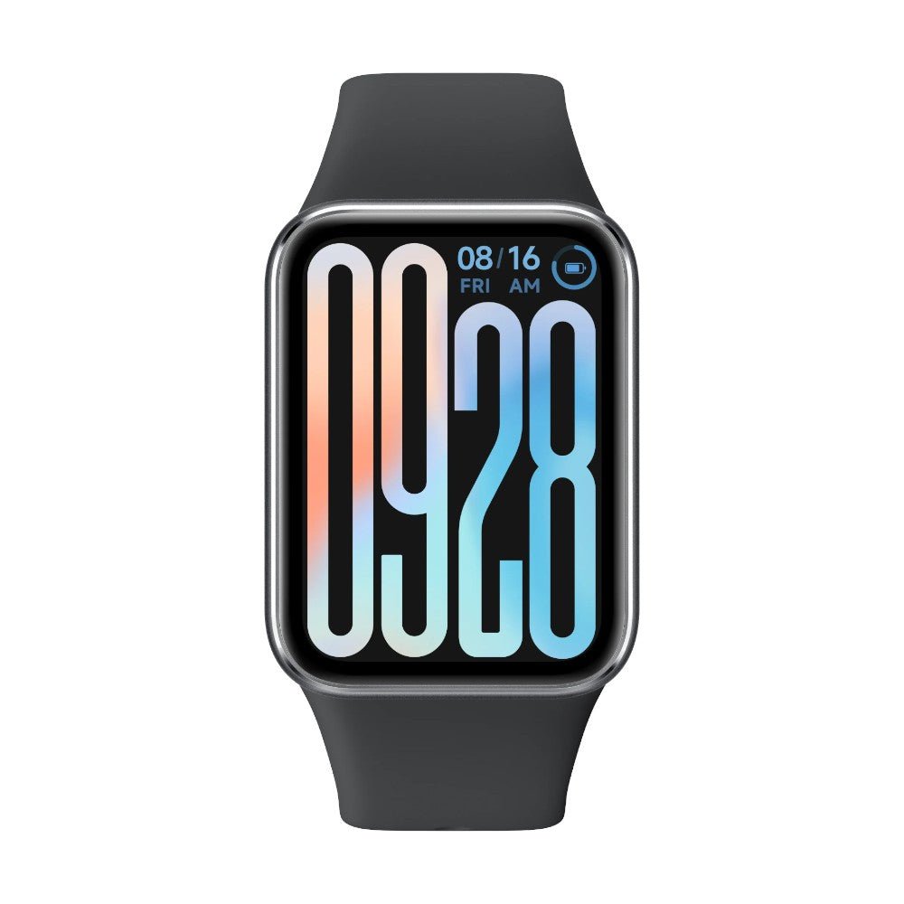 El Xiaomi Smart Band 9 Pro en Titan Panamá. GPS, pantalla AMOLED 1.74 pulg, 150+ modos deportivos y batería que dura hasta 21 días. Resistente al agua 5ATM.