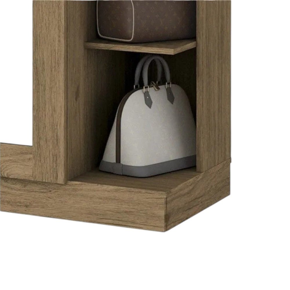 Zapatera Duetto / Henn / Rústico con Espejo - Henn - Titan.com.pa - 7890022049216