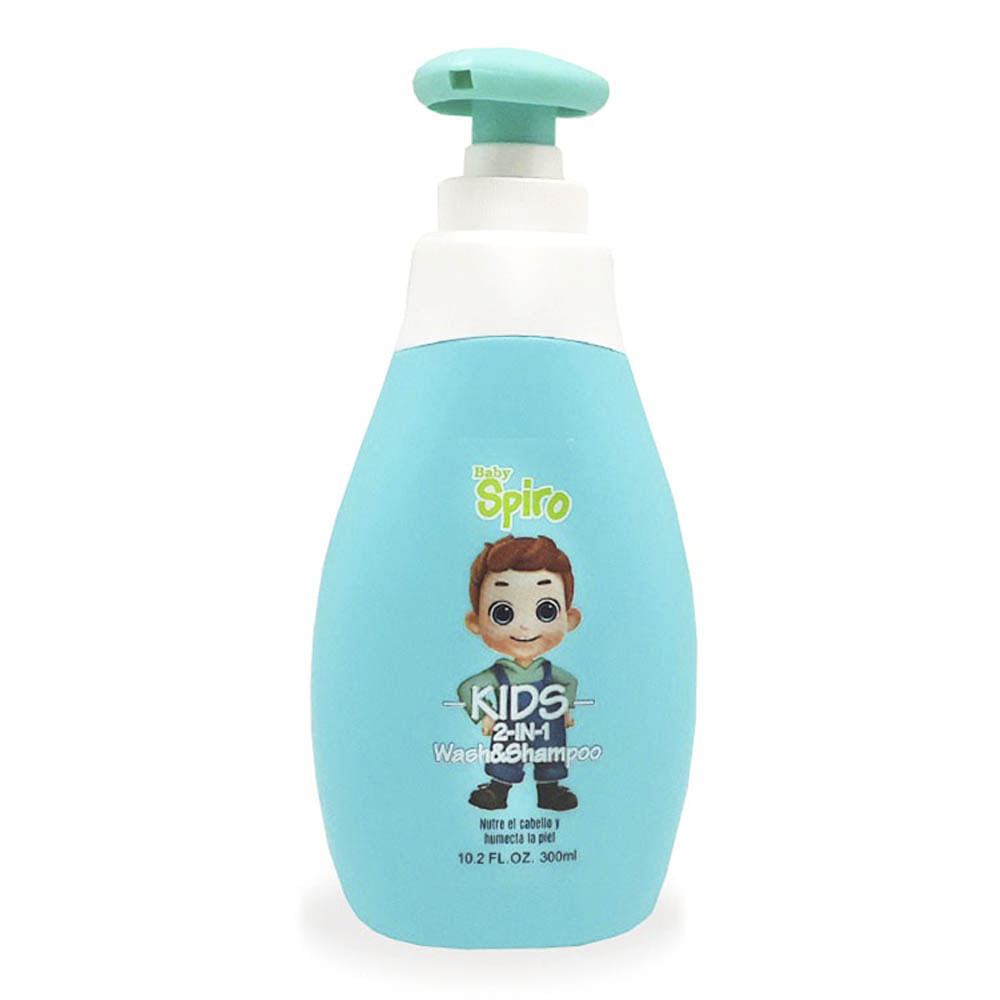 Shampoo Baby Spiro Kids 2-1 Celeste 10 oz