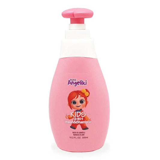 Shampoo Baby Angeliki Kids 2-1 Rosa 10 oz