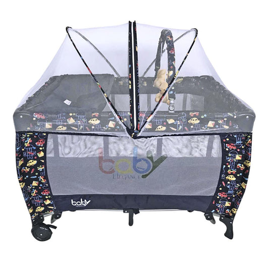 Play Ovalado Con Mosquitero Baby Elegance Carros Niño