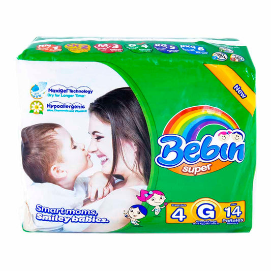 Pañales Desechables Bebin Super Grande