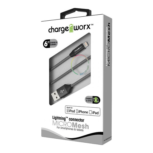 Cable Cargador ChargeWorx Negro