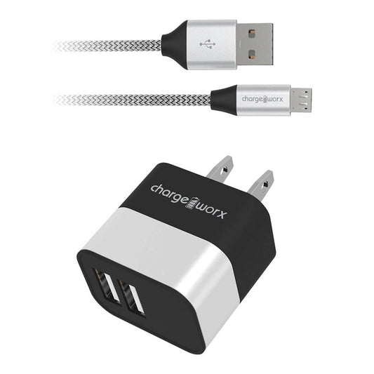 Cargador Pórtatil ChargeWorx Silver