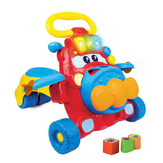 Correpasillos Winfun Avión Jr. 2 en 1