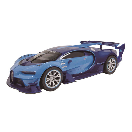 Carro a Control Remoto Bugatti Vision GT Azul a Escala 1:12