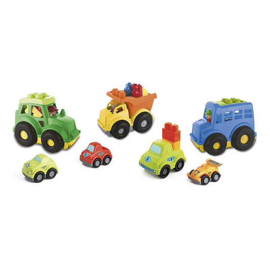 Bloques Build Me Up Super Set 7 Vehículos