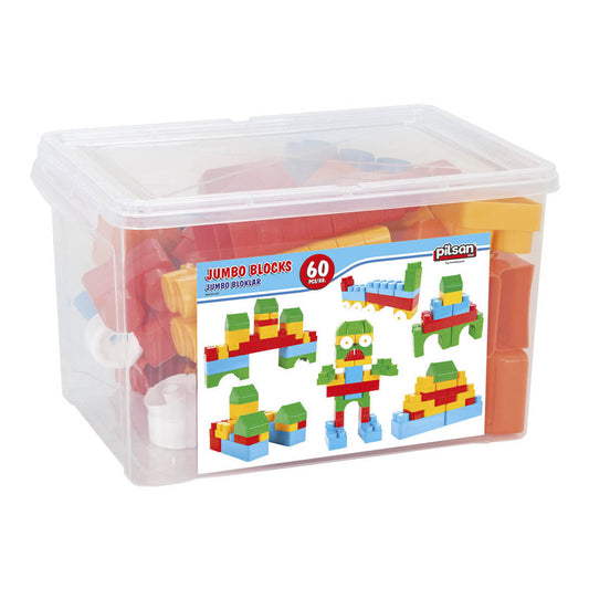 Bloques Pilsan Jumbo 60 Piezas