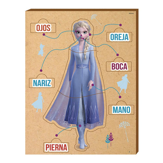 Rompecabezas Frozen Partes Del Cuerpo