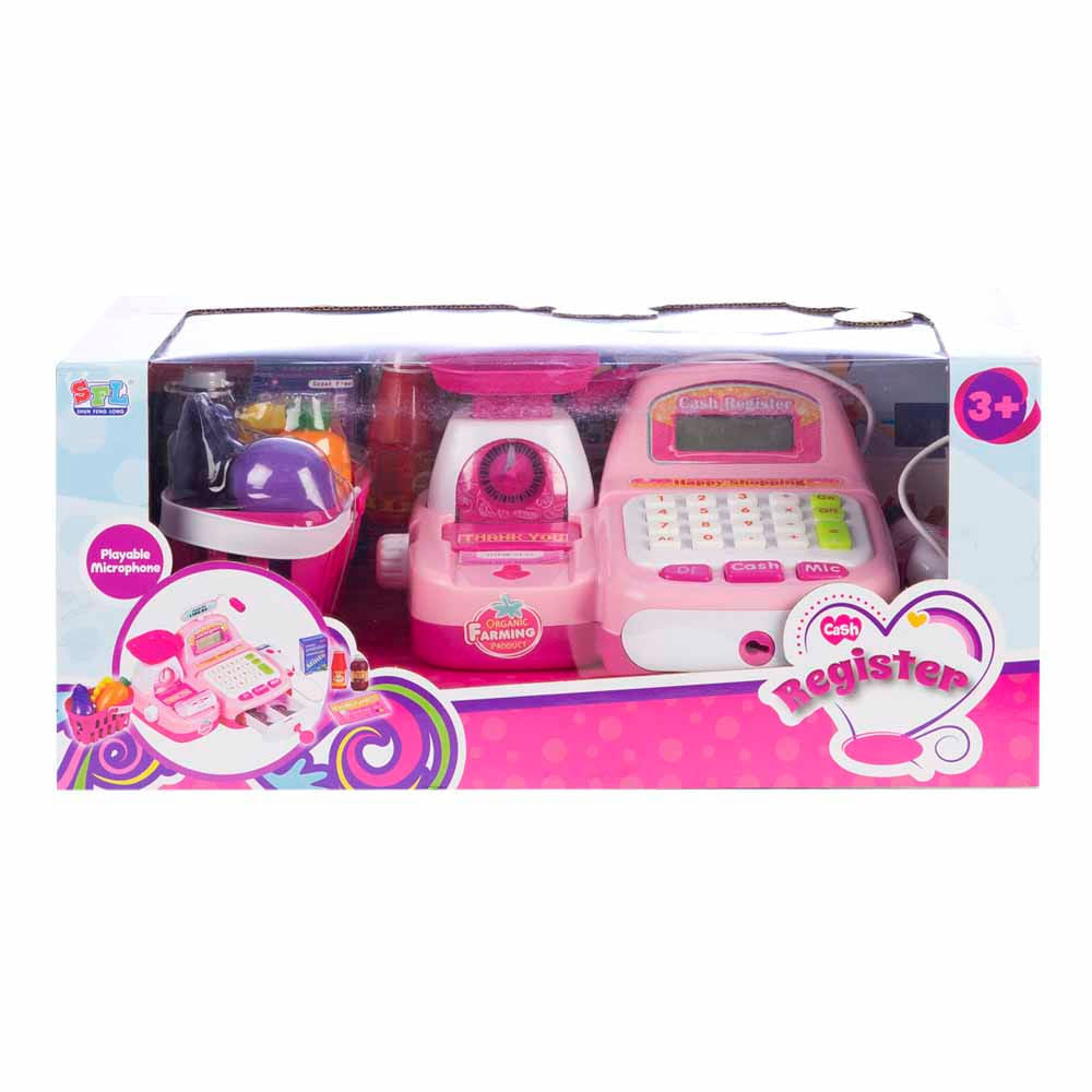 Caja Registradora Con Cesto de Supermercado