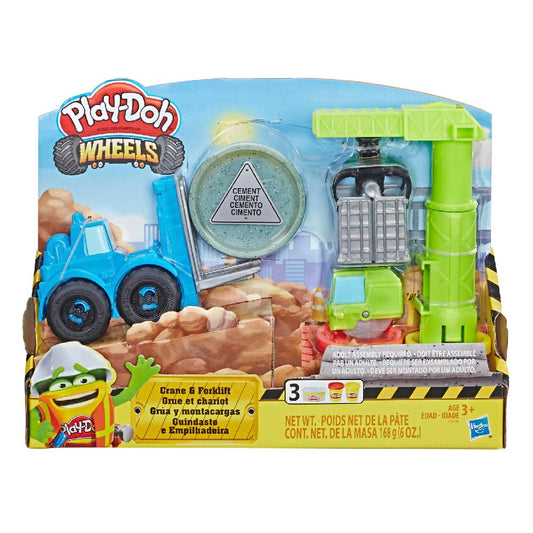 Masilla Play-Doh Wheels Grua y Montacargas