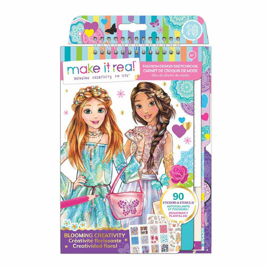 Libro De Dibujo Make It Real Blooming Creativity