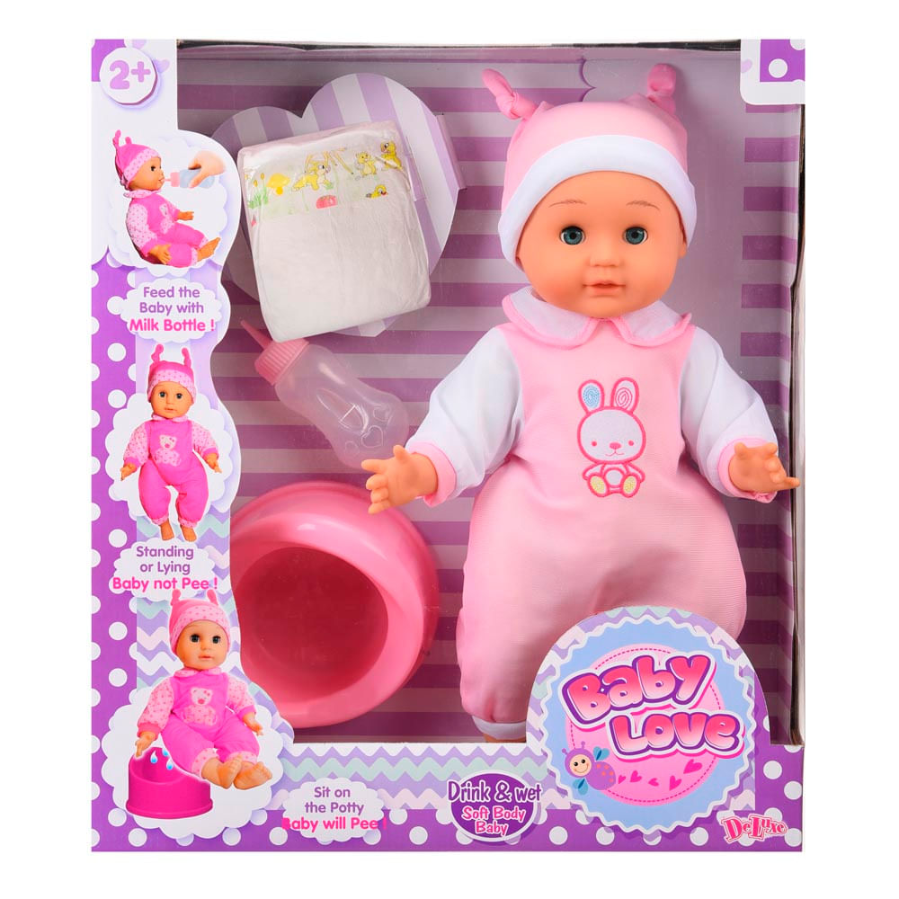 Muñeca Bebé DeLuxe Bebé y Moja