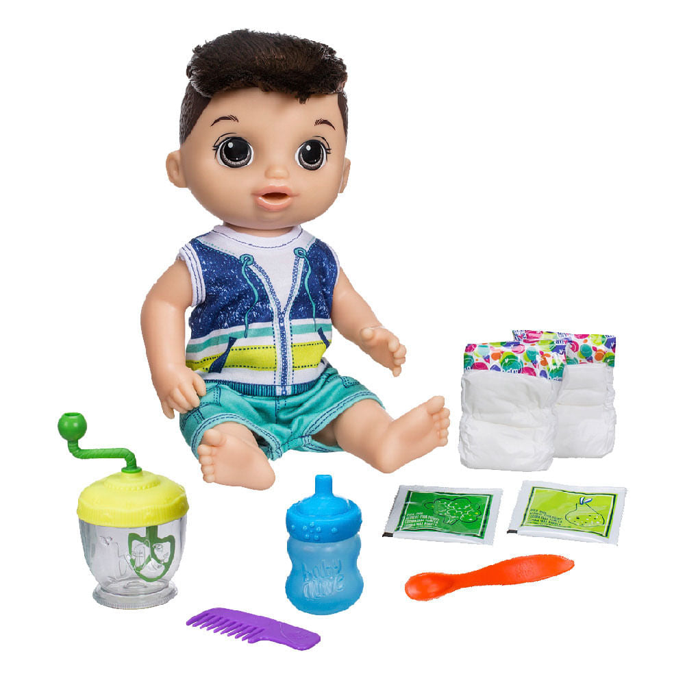 Muñeco Baby Alive Sweet Spoonflus Baby Boy