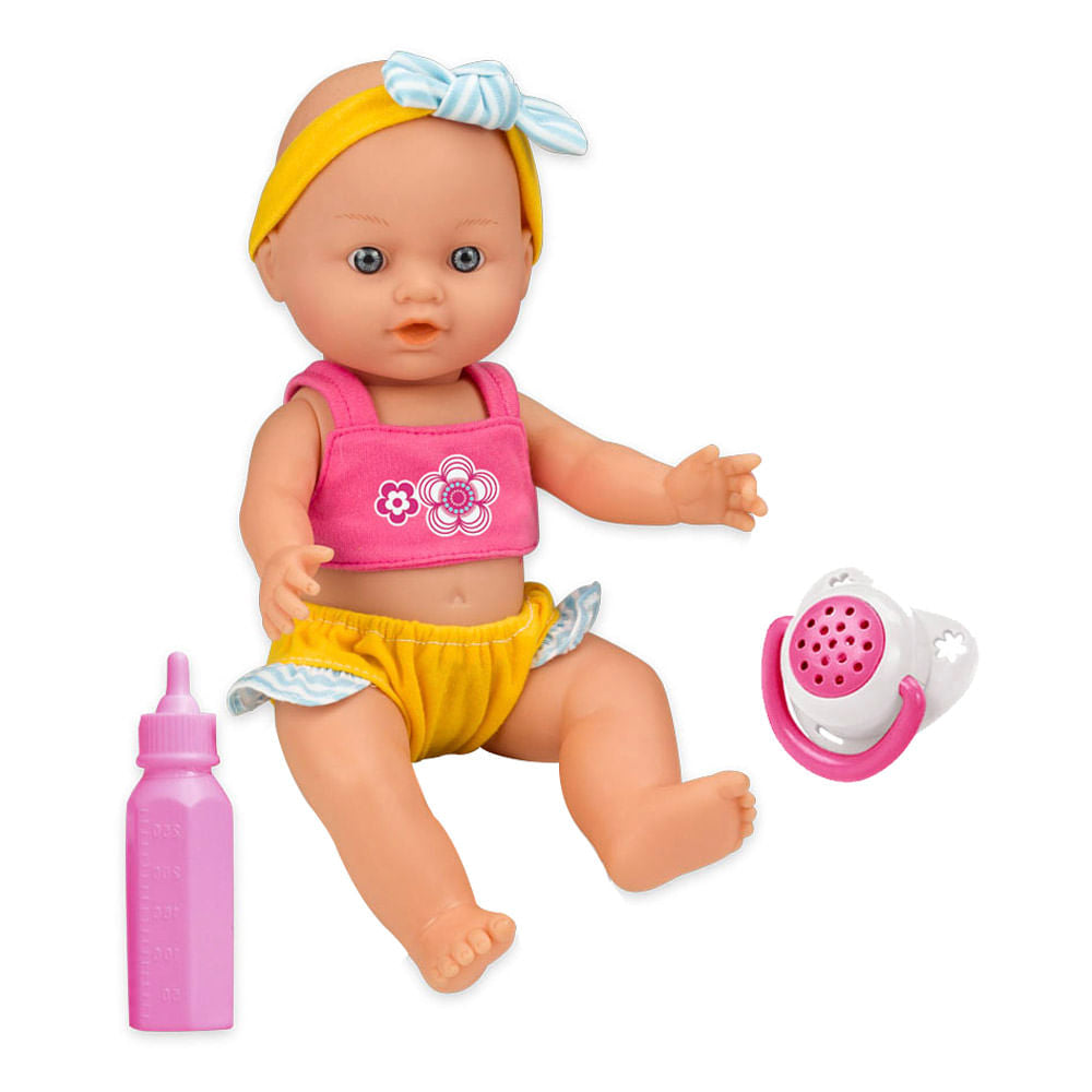 Muñeca Le Petit Chupete 36 Sonidos Y Accesorios