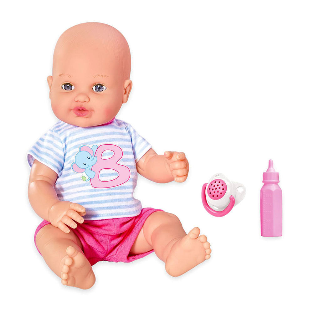 Muñeca Bebé Le Bebé Chupete 36 Sonidos Y Accesorios