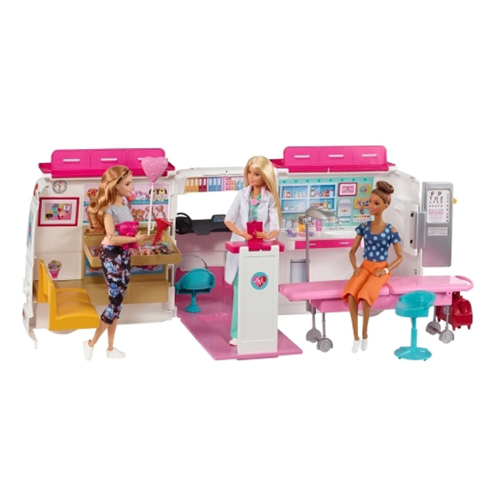 Muñeca Barbie Hospital Móvil