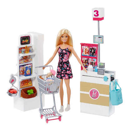 Muñeca Barbie Supermercado