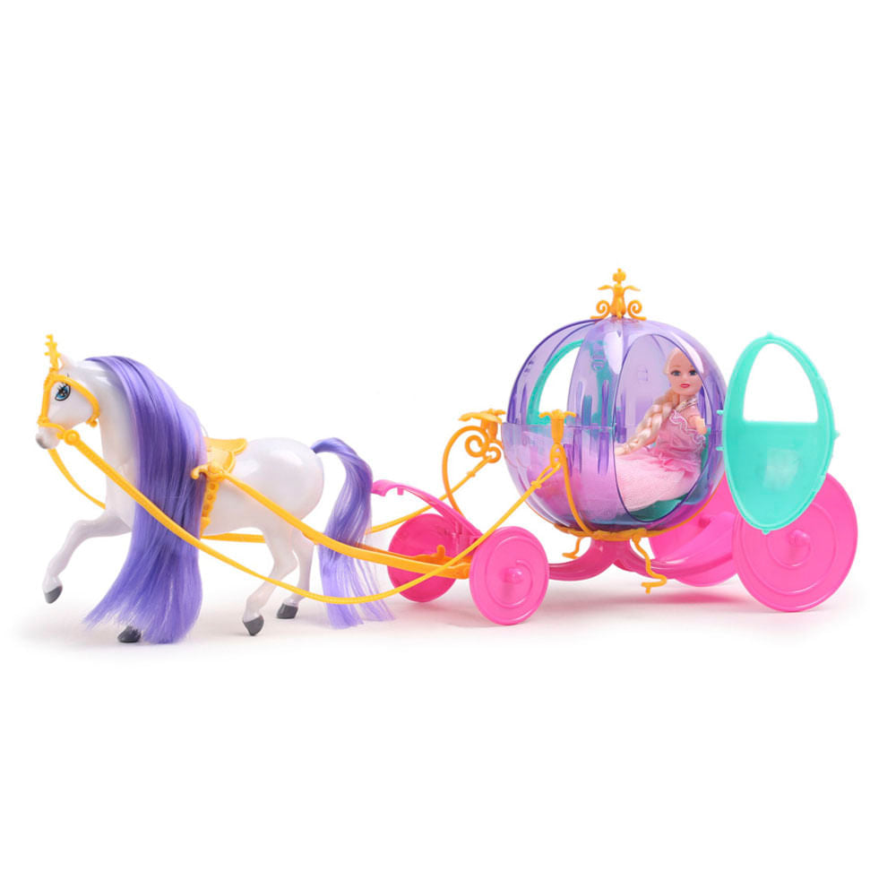 Muñeca con Carruaje y Luces Magic World