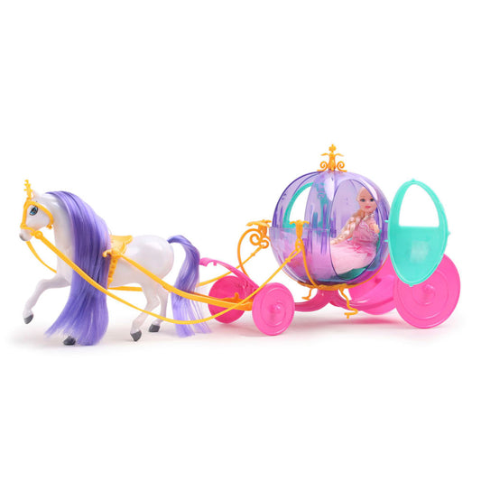 Muñeca con Carruaje y Luces Magic World