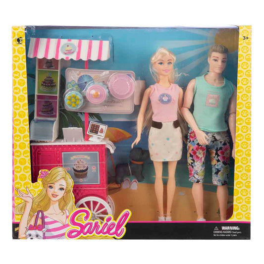 Muñeca Sariel Con Figura de Helados