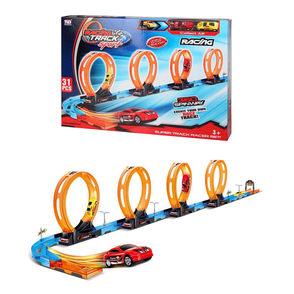 Pista 360 Racing Track Sport 31 Piezas Tengleader