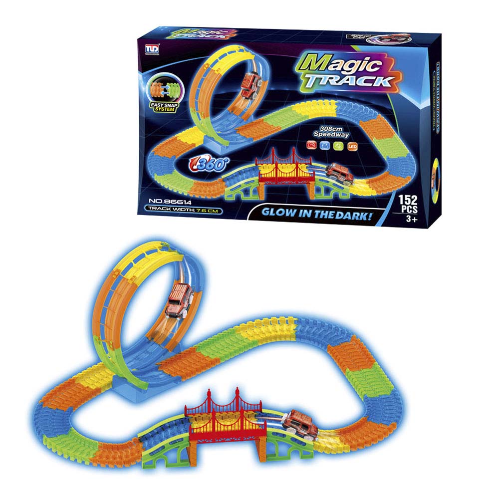 Pista Magic Track Sport 152 Piezas Tengleader