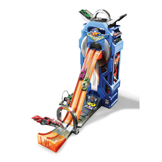 Pista De Carros Hot Wheels Mega Garage Giratorio