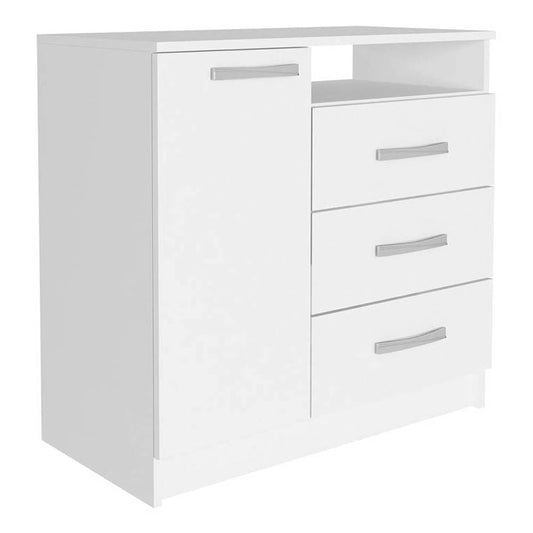 Cómoda Fellicci Blanco 3 Gavetas 1 Puerta