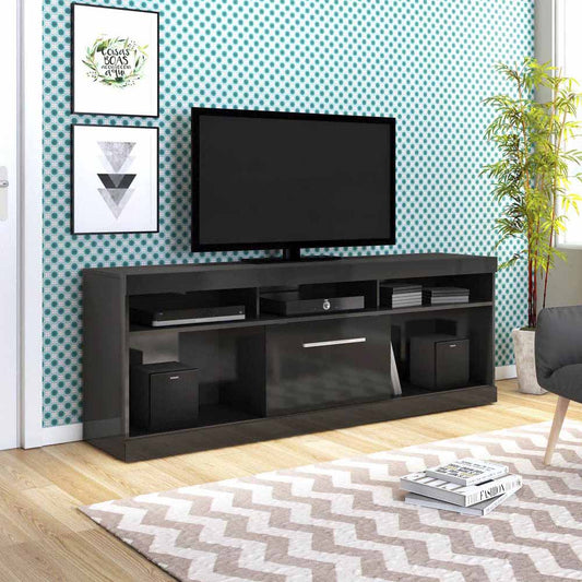 Mueble Para Televisión Dj Moveis Onix Negro