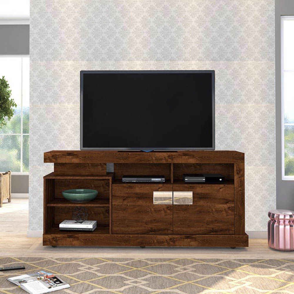 Mueble Para Televsión Dj Moveis Nazca Canela