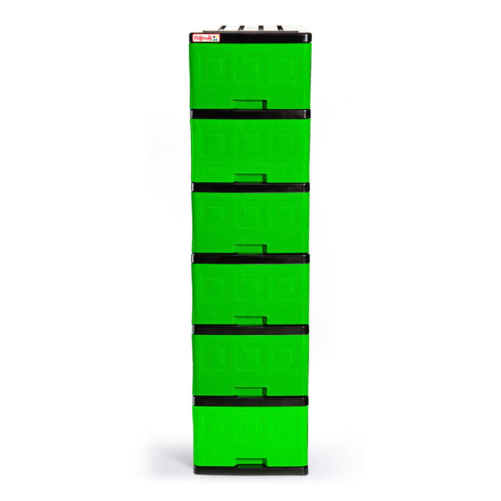 Gavetero Plastimas Verde 6 Gavetas