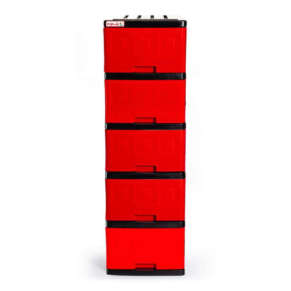 Gavetero Plastimas Rojo 5 Gavetas