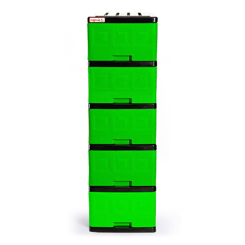 Gavetero Plastimas Verde 5 Gavetas