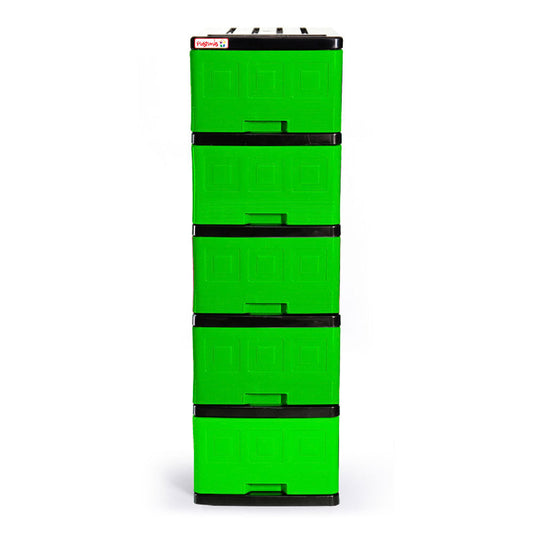 Gavetero Plastimas Verde 5 Gavetas
