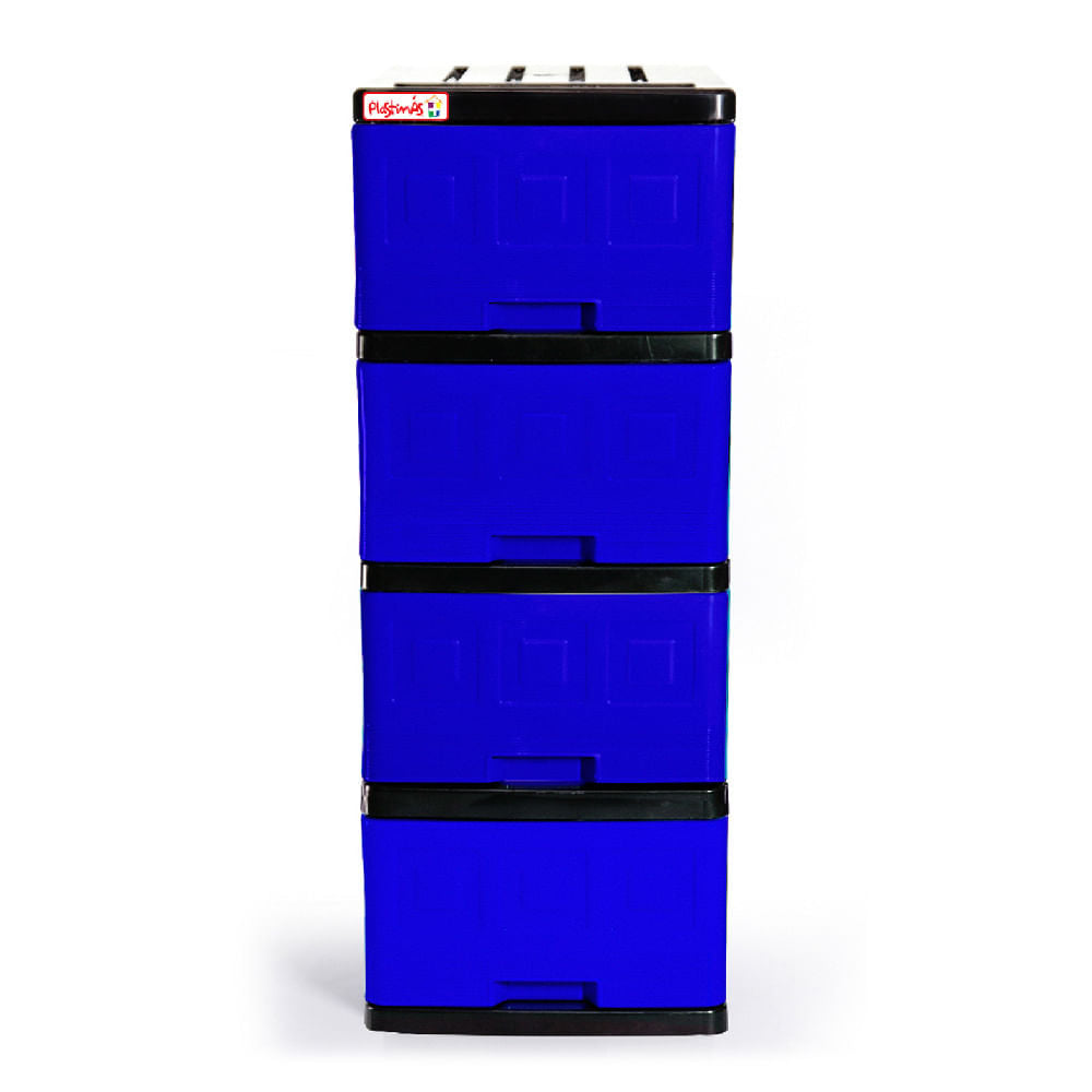 Gavetero Plastimas Azul 4 Gavetas