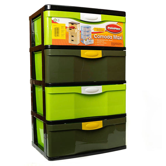 Gavetero Polinplast De 4 Niveles