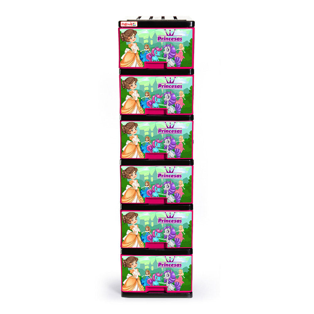 Gavetero Plastimas Princesas 6 Gavetas