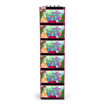 Gavetero Plastimas Princesas 6 Gavetas