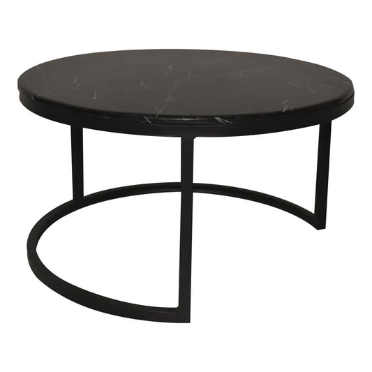 Mesa de Centro Elments Furniture con Apariencia de Mármol 80 cm
