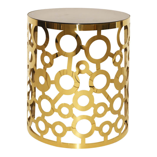 Mesa de Centro con Vidrio Elements Furtniture de Metal