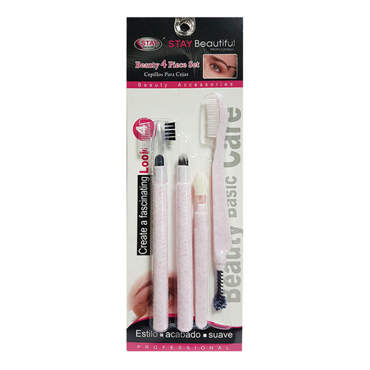 Set De Cepillos Para Cejas 4 piezas