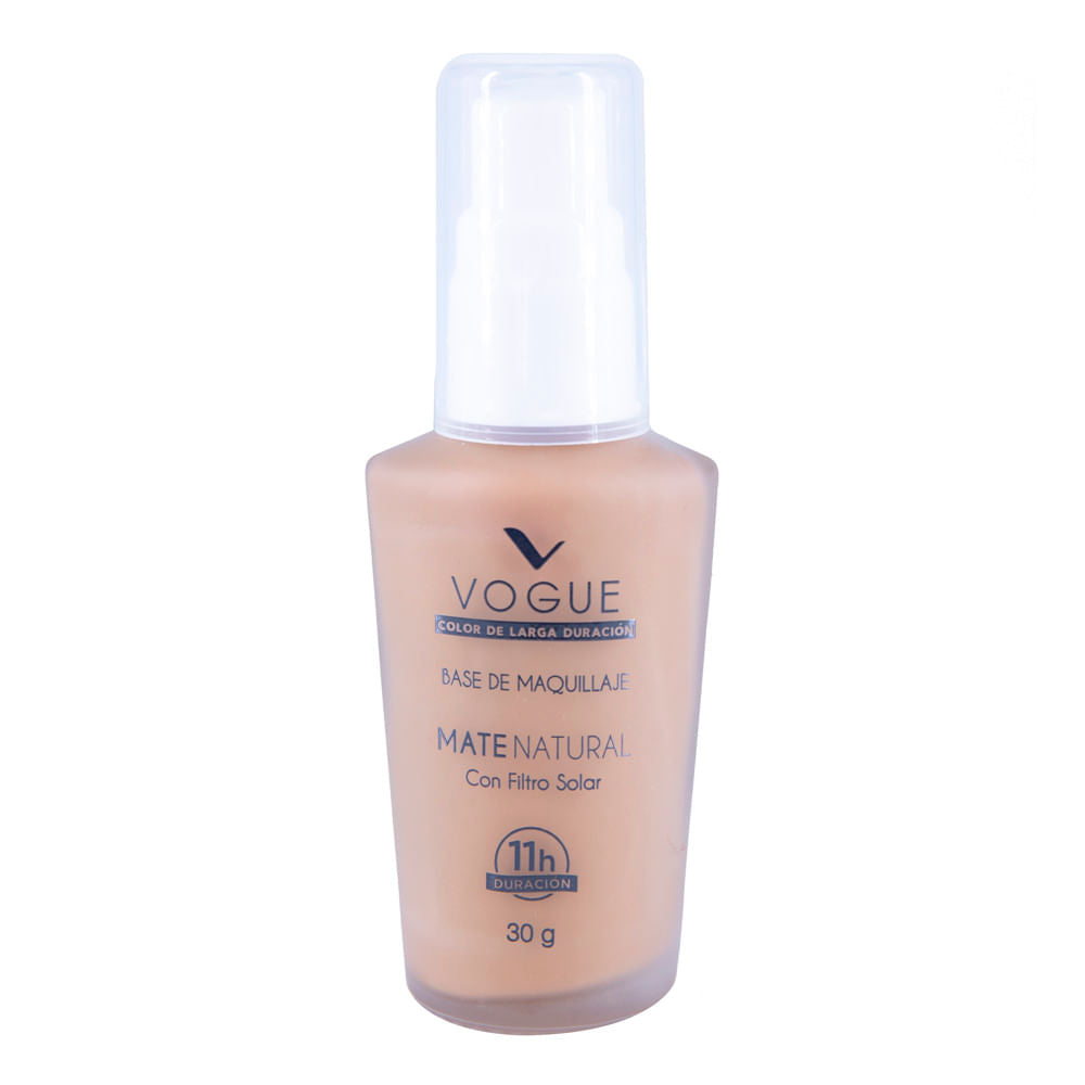 Base Líquida Vogue Mate Natural Canela 30 ml